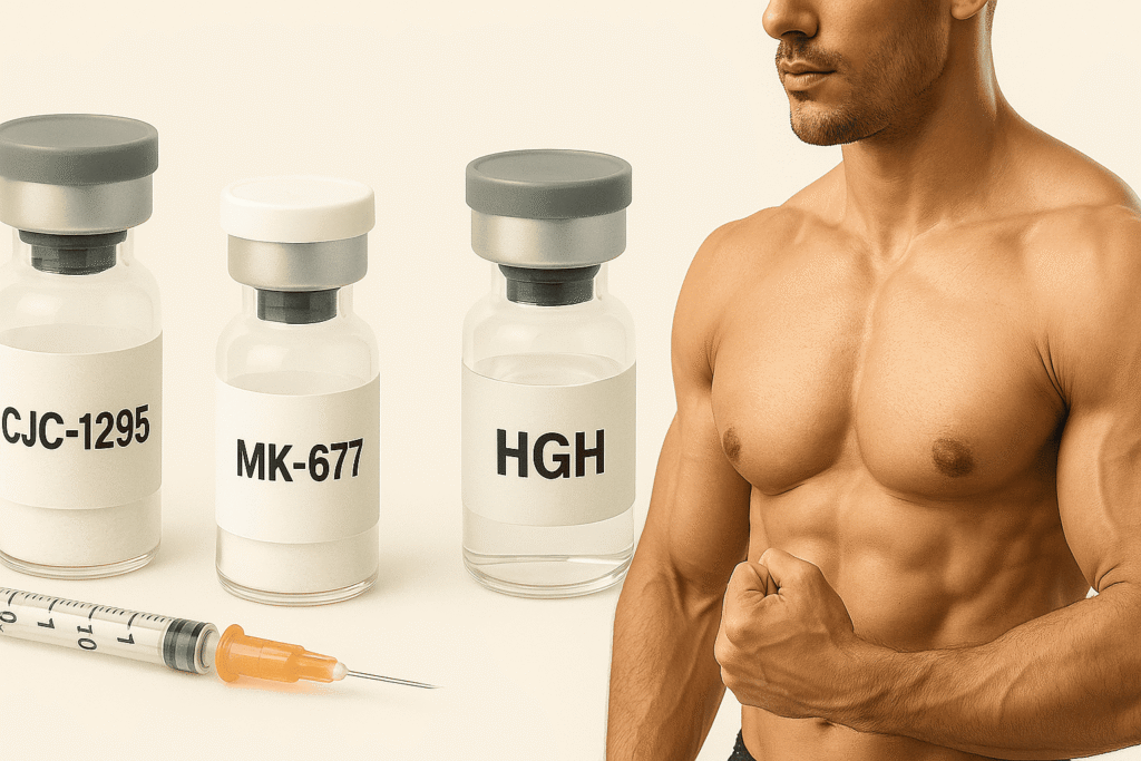 Hormon wzrostu CJC-1295, MK-677 i HGH – peptydy na budowę mięśni i regenerację