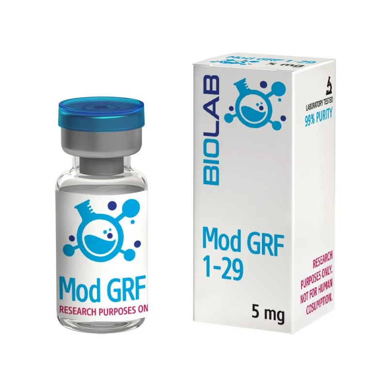 MOD GRF 5 mg to wysokiej jakości peptyd anaboliczny przeznaczony wyłącznie do celów badawczych. Dzięki zmodyfikowanej strukturze wykazuje zwiększoną stabilność i skuteczność w stymulowaniu przysadki do wydzielania hormonu wzrostu, wspierając badania nad regeneracją tkanek, redukcją tkanki tłuszczowej i poprawą wydolności. Dostępny w peptid.pl – sklepie z certyfikowanymi peptydami online. MOD GRF 5 mg – peptyd anaboliczny na regenerację, rozwój mięśni i spalanie tłuszczu