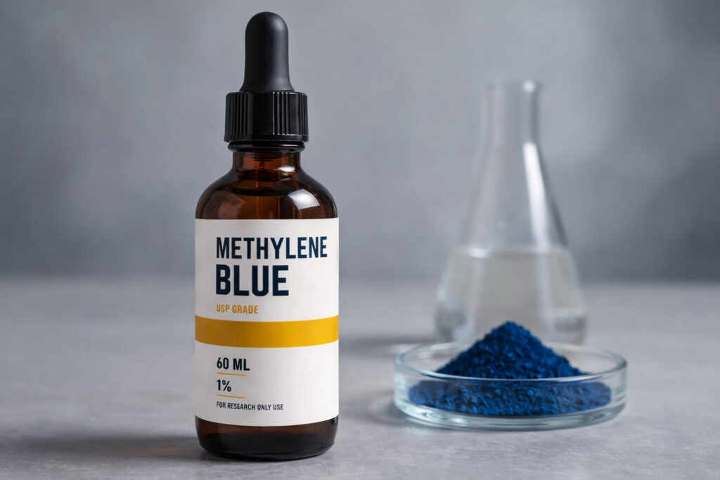 Błękit metylowy Methylene Blue 1% 60 ml – odczynnik laboratoryjny do badań nad metabolizmem komórkowym