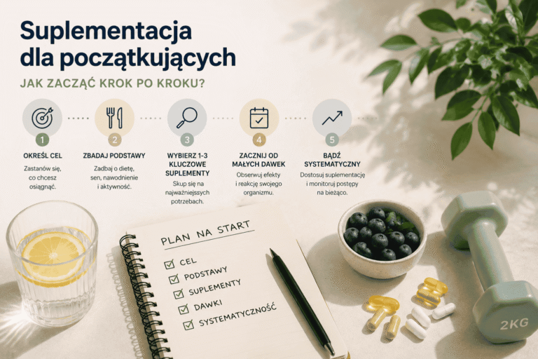Suplementacja dla początkujących krok po kroku i podstawowe zasady wyboru suplementów diety